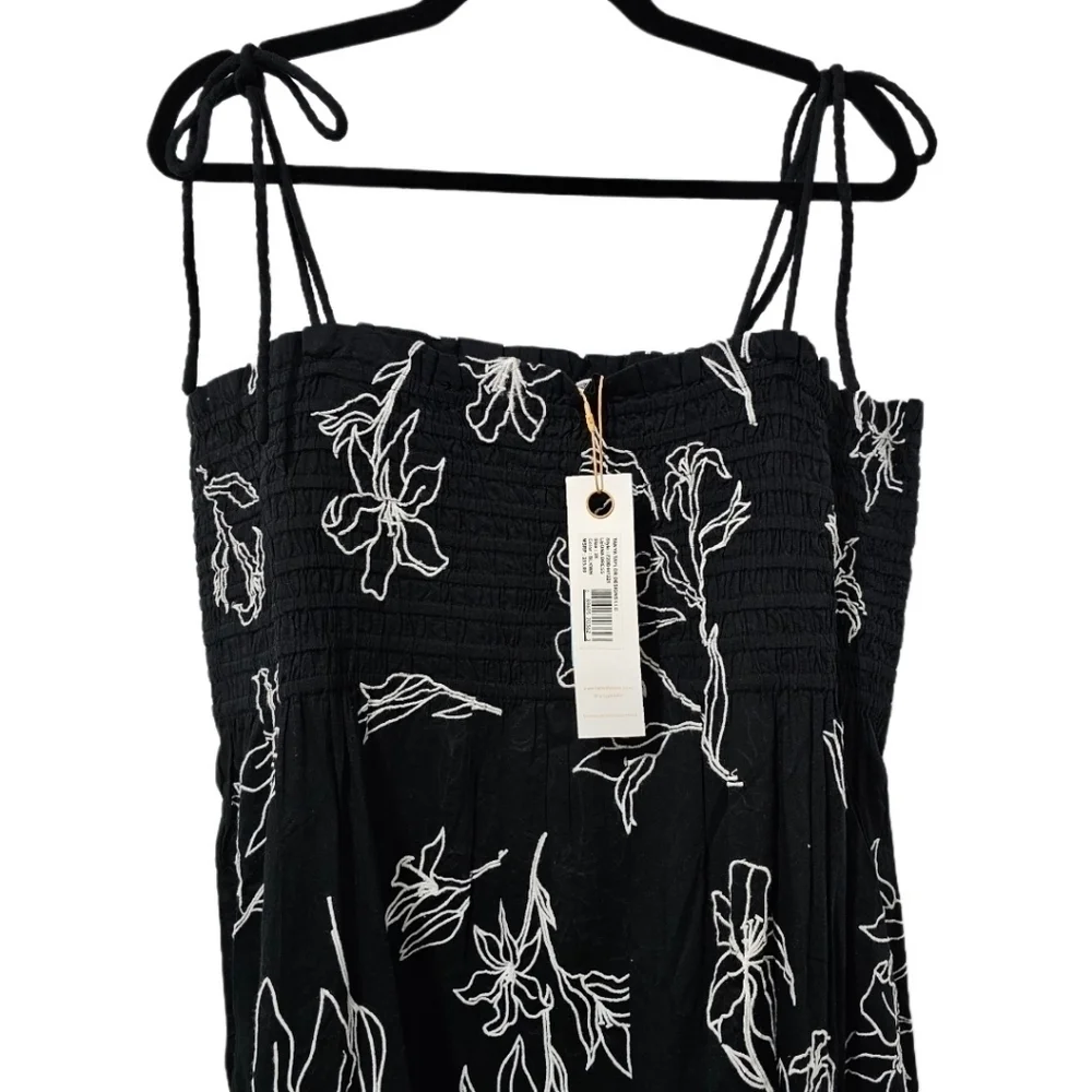 Tanya Taylor Leona Smocked Floral Midi-Dress NWT - Picture 4 of 12